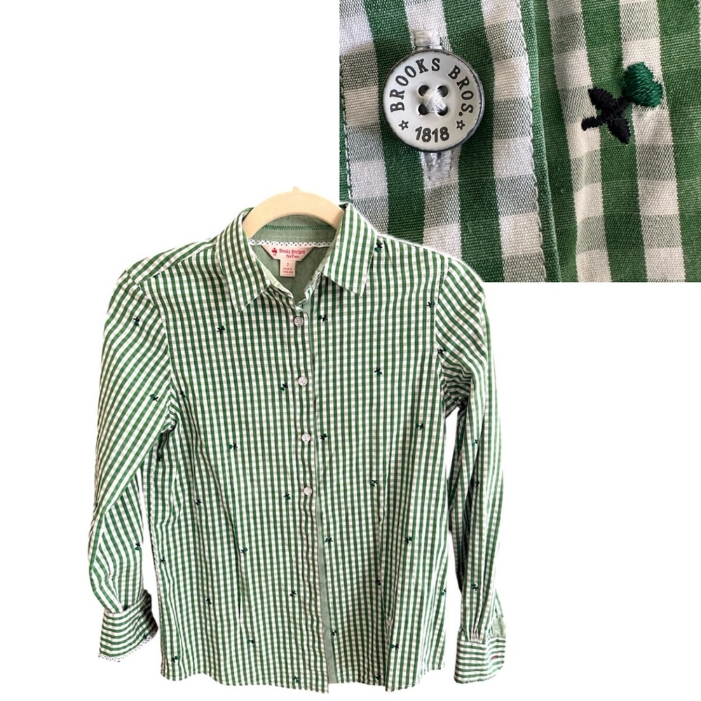 Brooks Brothers Red Fleece Button Down Blouse